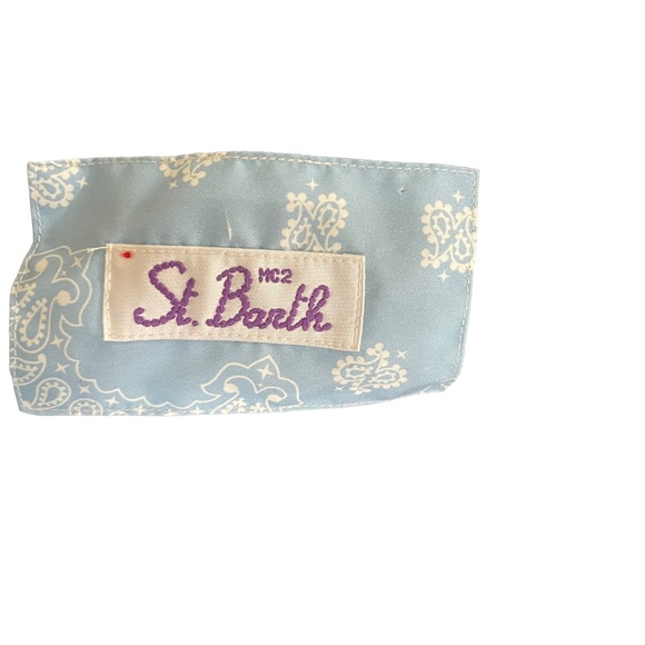 MC2 Saint Barth Girls Hooded Down Jacket In Bandana Print Size 10 NWOT - Picture 8 of 12